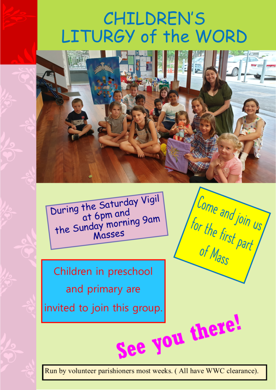 Children's Liturgy of the Word celebration! Sawtell Catholic Church